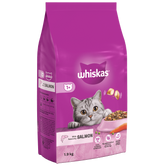 whiskas 2kg salmon dry food